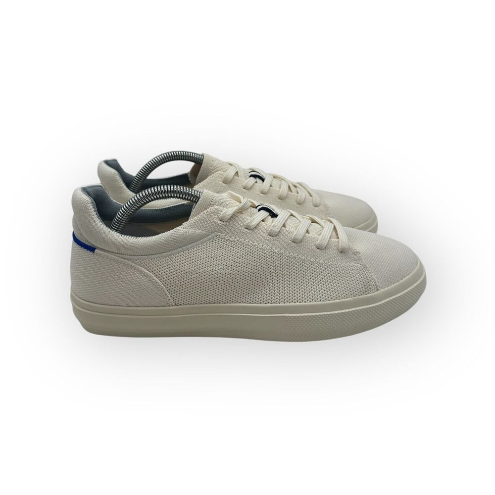 Rothy's The RS02 Shoes Men's Size 12.5 Bone Sneakers Knit Low Top Casual Lace Up